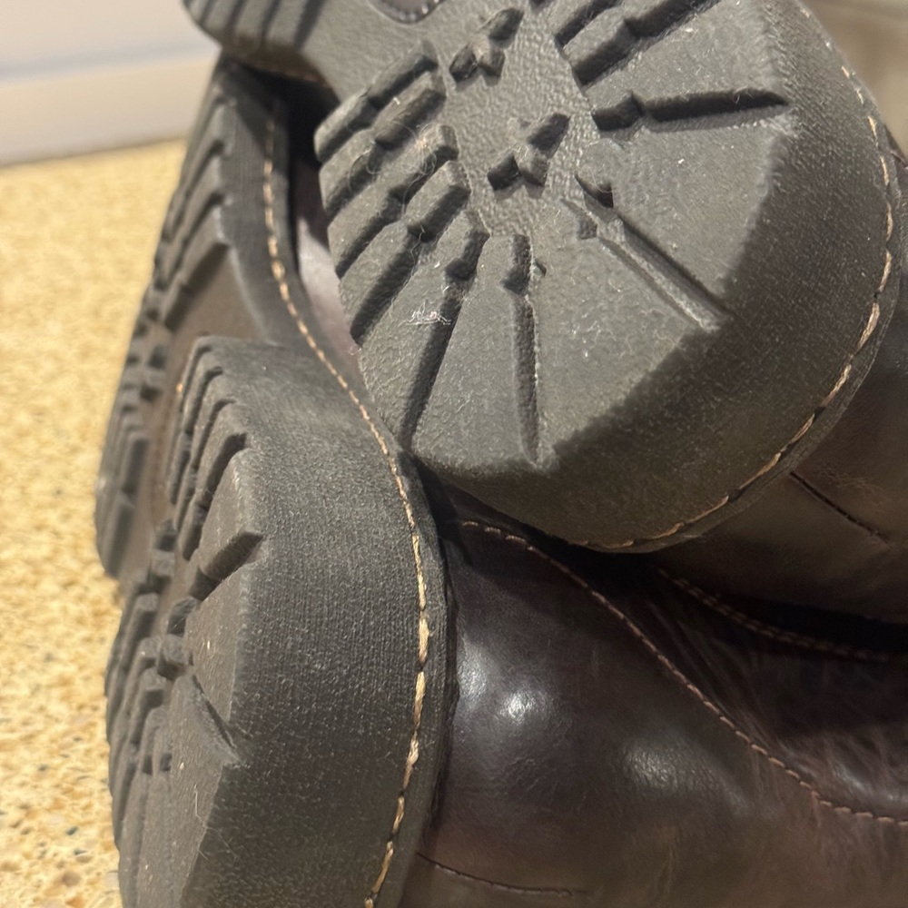 Born Dark Brown Leather Men's Boots 10.5 - Picture 11 of 11